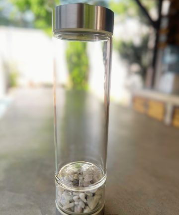 Botella cuarzo turmalinado