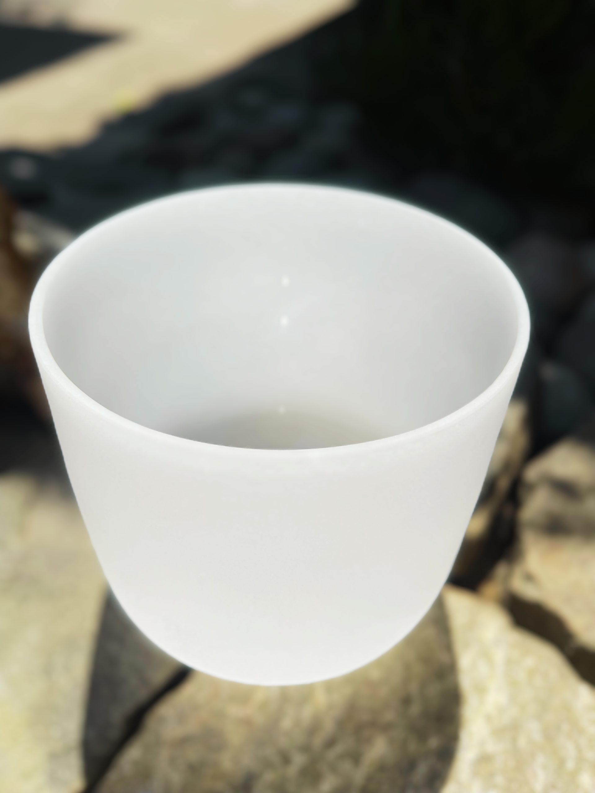 cuenco cuarzo blanco 7 pulgadas